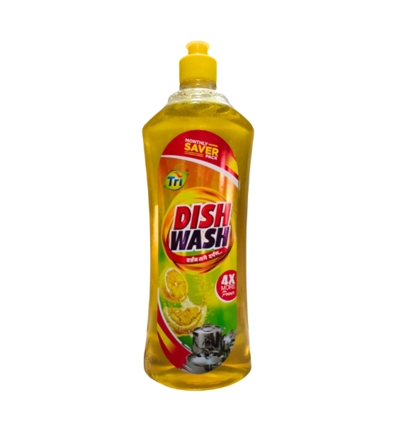 Tri Dish Wash Liquid Gel for Sparkling Clean Utensils Dish Cleaning Gel (1L) - Image 2