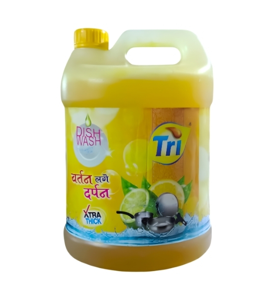 Tri Dish Wash Liquid Gel for Sparkling Clean Utensils Dish Cleaning Gel (5L) - Image 2