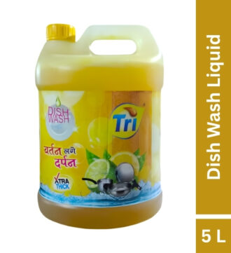 Tri Dish Wash Liquid Gel for Sparkling Clean Utensils Dish Cleaning Gel (5L)