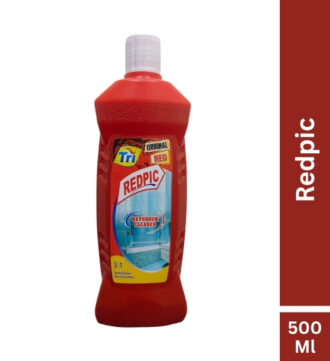 TRI Redpic Original Red Bathroom Cleaner – 3 in 1 Powerful Cleaning Formula for Tiles, Floor & Sink (500ml)