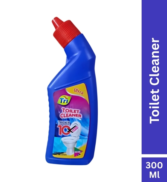 Tri Ultra Toilet Cleaner | Powerful Stain Remover Liquid Toilet Cleaner (300ml)