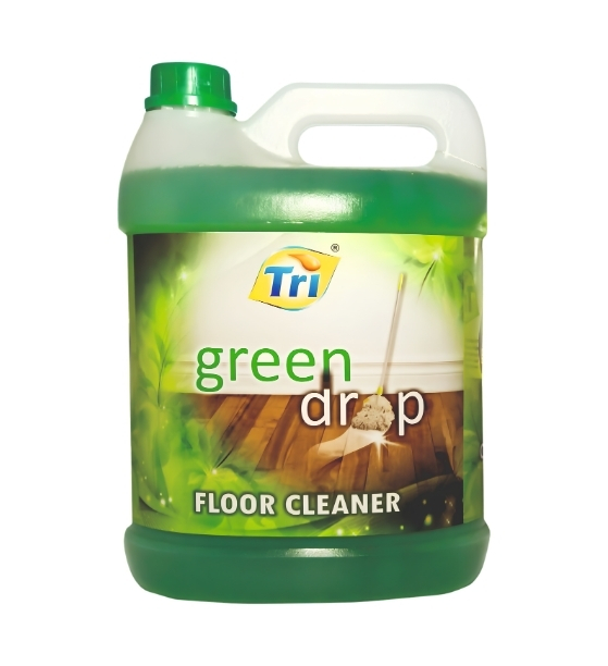 Tri Green Drop Floor Cleaner Powerful Disinfectant, Long-Lasting Fresh Fragrance (5L) - Image 2
