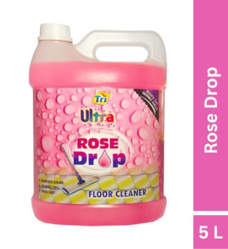 TRI Rose Drop Floor Cleaner- Long-Lasting Rose Fragrance (5L)