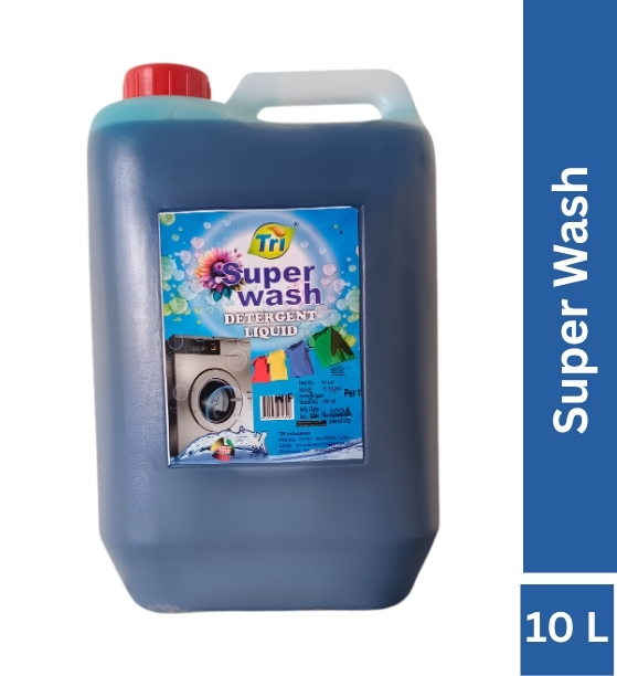 Tri Super Wash Detergent Liquid – Powerful Stain Remover (10L)